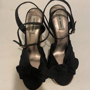 Steve Madden Black Espadrilles Women's Size 9